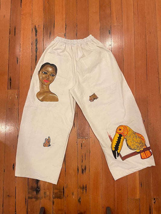 Wide leg pants collab @x_empathy_ Original artwork
