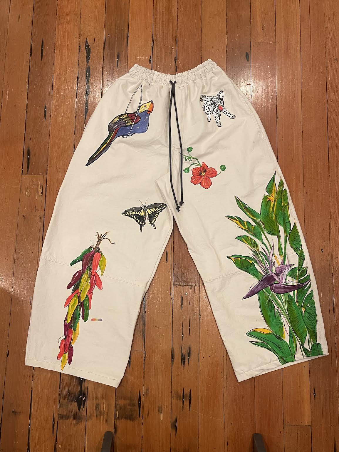 Wide leg pants collab @x_empathy_ Original artwork